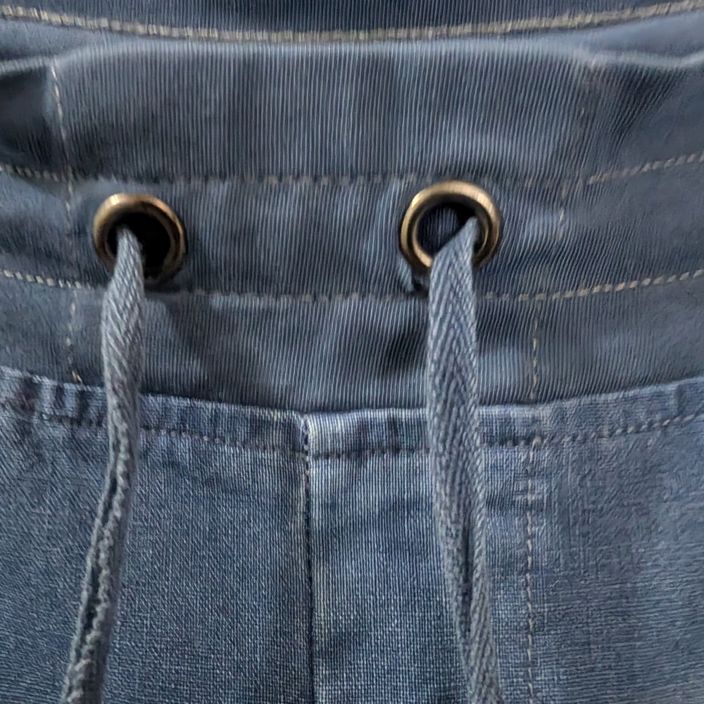 XCVI Denim Blue Casual Pants Stretchy - Picture 3 of 7